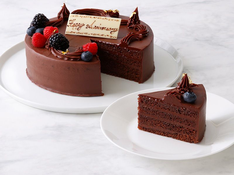 ちょこケーキ　3点 色が選べる生チョコセンイルケーキ【5号サイズ】 CAFE&amp