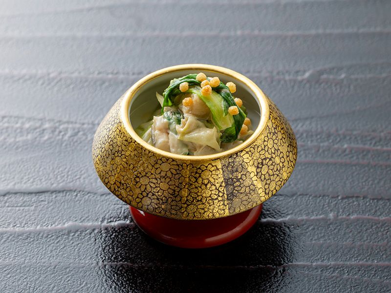 【錦山窯】九谷茶譚 器 鶴のイメージ