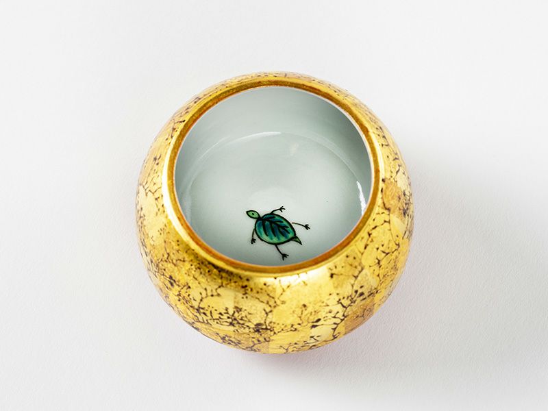 錦山窯 九谷茶譚 器 亀のイメージ