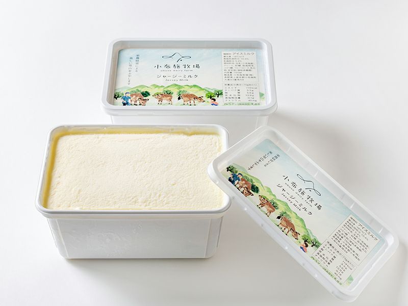 小布施牧場ジャージーミルクのアイスクリーム