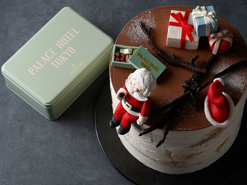 クリスマスケーキ ペール ノエル オゥ ルポとプティフールセック缶