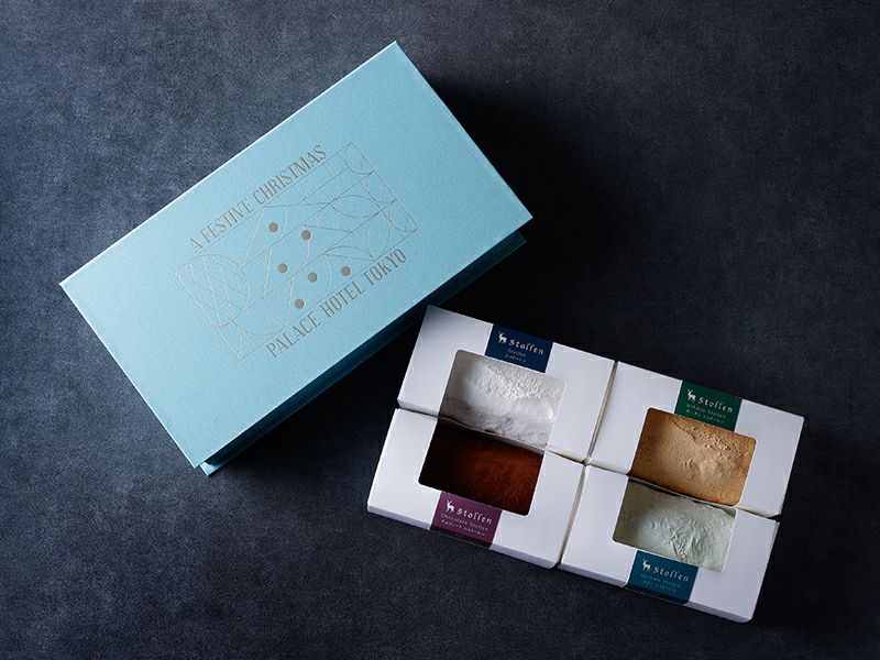 ミニシュトーレン 4種セットの箱入り